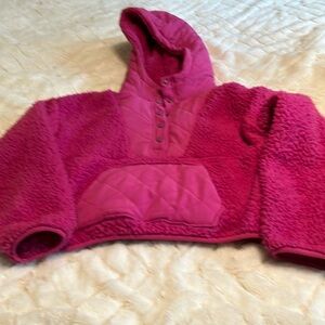 Hippie Rose fleece hoodie